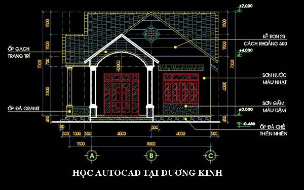 Học vẽ autocad tại Dương Kinh
