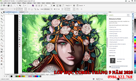 Học corel tháng 9