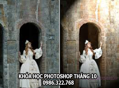 Học photoshop tháng 10