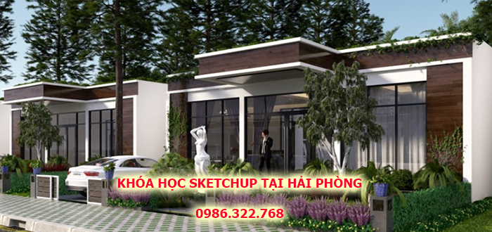 Học thiết kế ngoại thất - Dựng phối cảnh ngoại thất