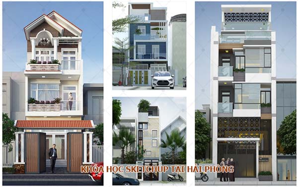 Học sketchup dựng phối cảnh tại Hải Phòng