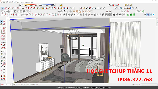 Dựng phối cảnh bằng sketchup