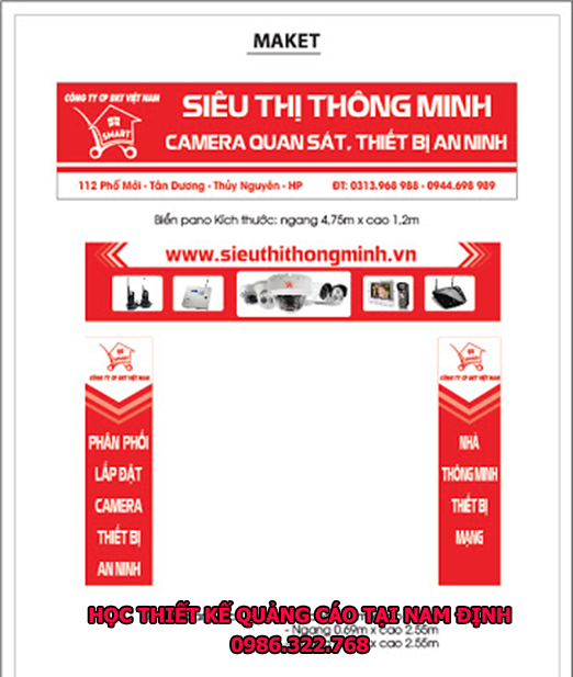 Học thiết kế biển quảng cáo tại Nam Định