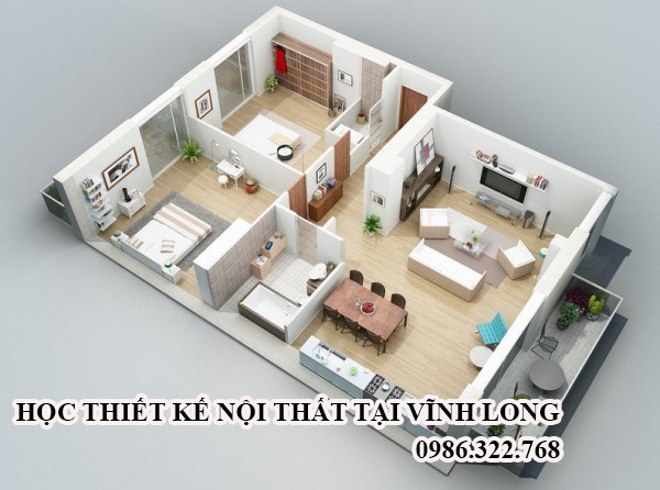 Không gian nội thất 3D