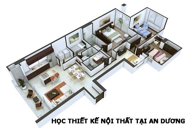 Học vẽ nội thất tại huyện An Dương