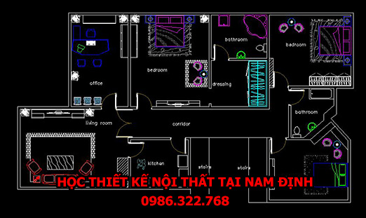 Bản vẽ nội thất 2D