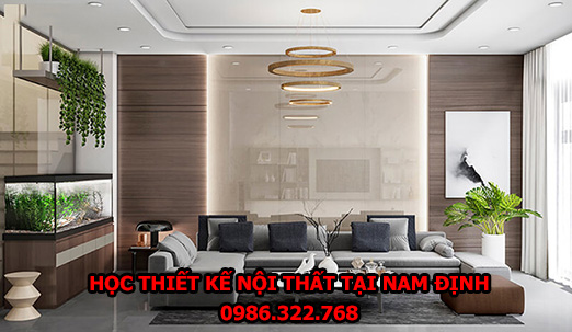 Học thiết kế nội thất phòng khách tại Nam Định