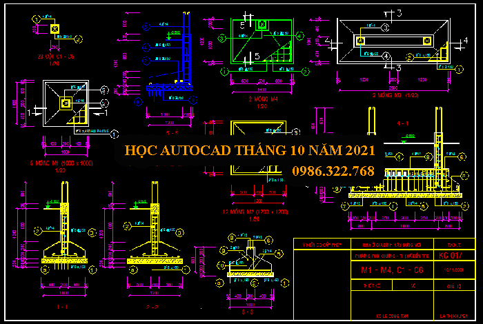 Học thiết kế bản vẽ autocad