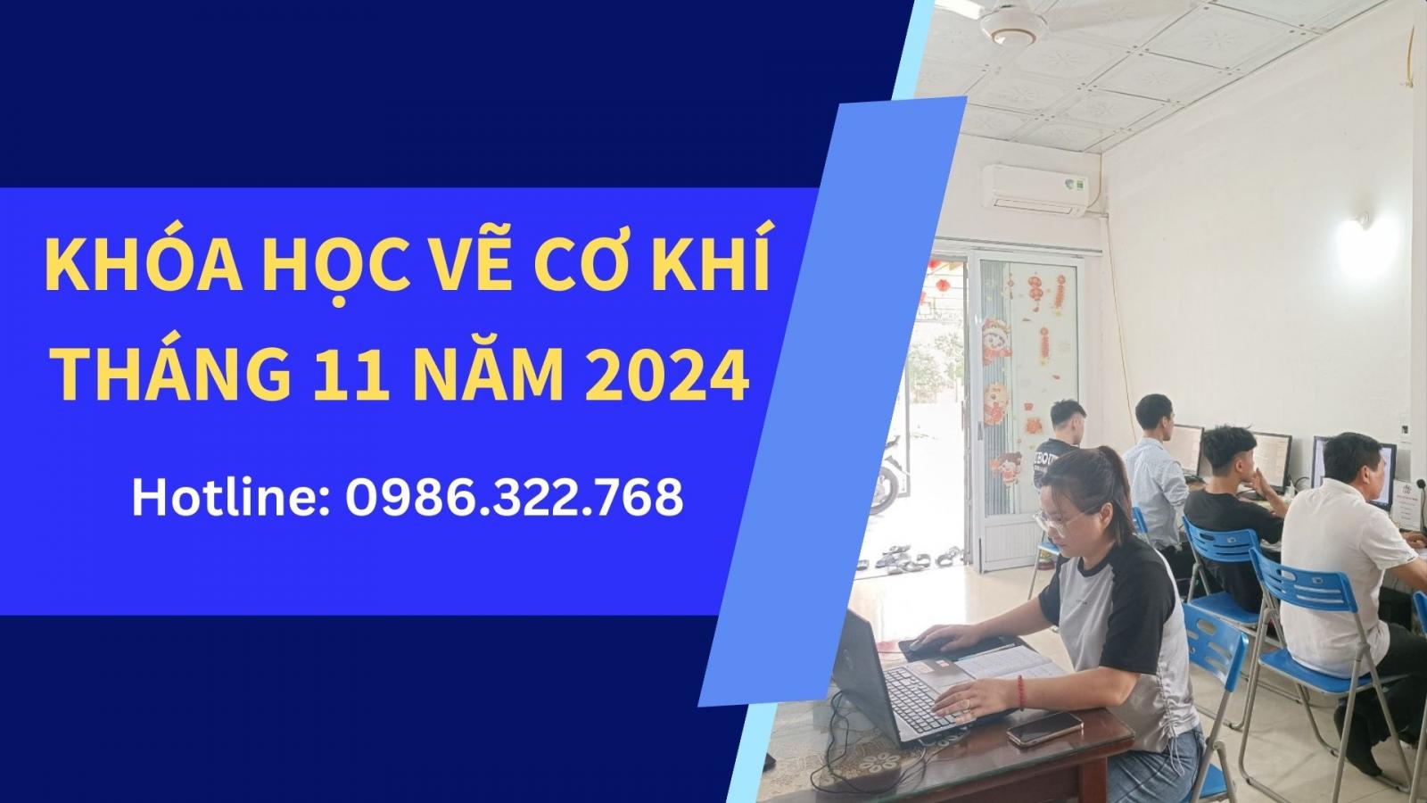 Học vẽ cơ khí tháng 11