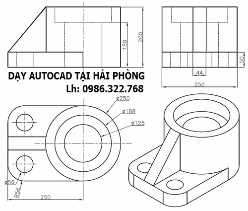Lớp học autocad dành cho dân cơ khí tại Hải Phòng