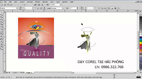 Học corel tại Hải Phòng ngành quảng cáo