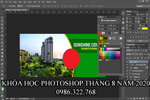 Học chỉnh sửa ảnh tháng 8