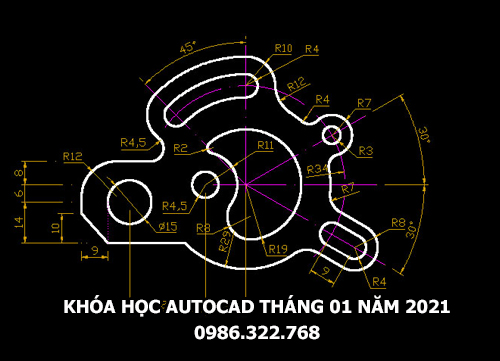 Khóa học autocad cơ khí