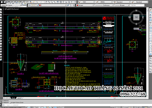 Học vẽ autocad tháng 12