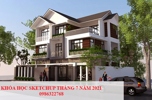 Khóa học sketchup dựng phối cảnh