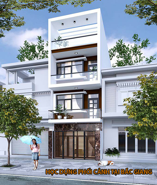 HỌC RENDER PHỐI CẢNH