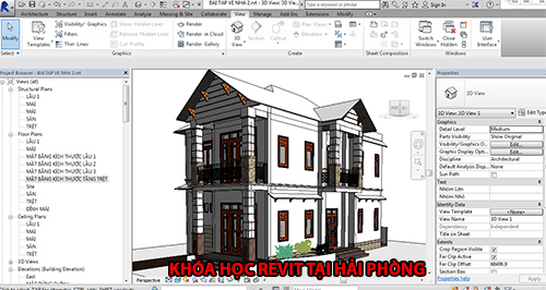 Học revit chuyên nghiệp tại Hải Phòng