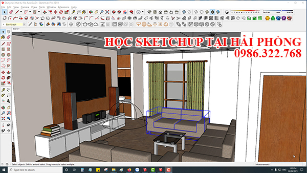 Học vẽ sketchup tại Hải Phòng