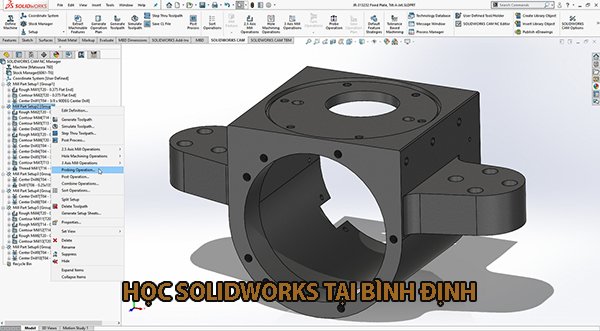 Học vẽ cơ khí bằng solidworks