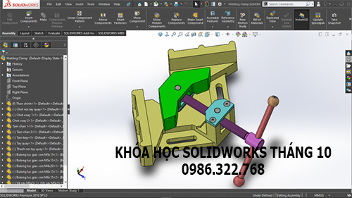 Khóa học solidworks tháng 10
