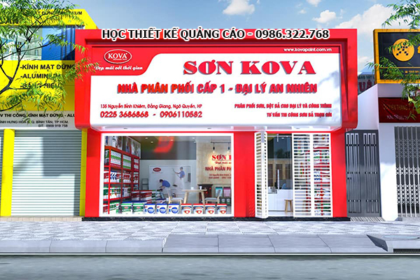 Thiết kế biển hiệu quảng cáo