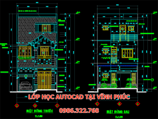 Lớp học autocad ngắn hạn tại Vĩnh Phúc