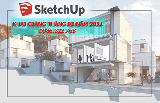 Dựng phối cảnh bằng sketchup