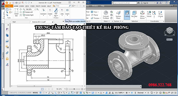 Học autocad 3d uy tín tại Hải Phòng