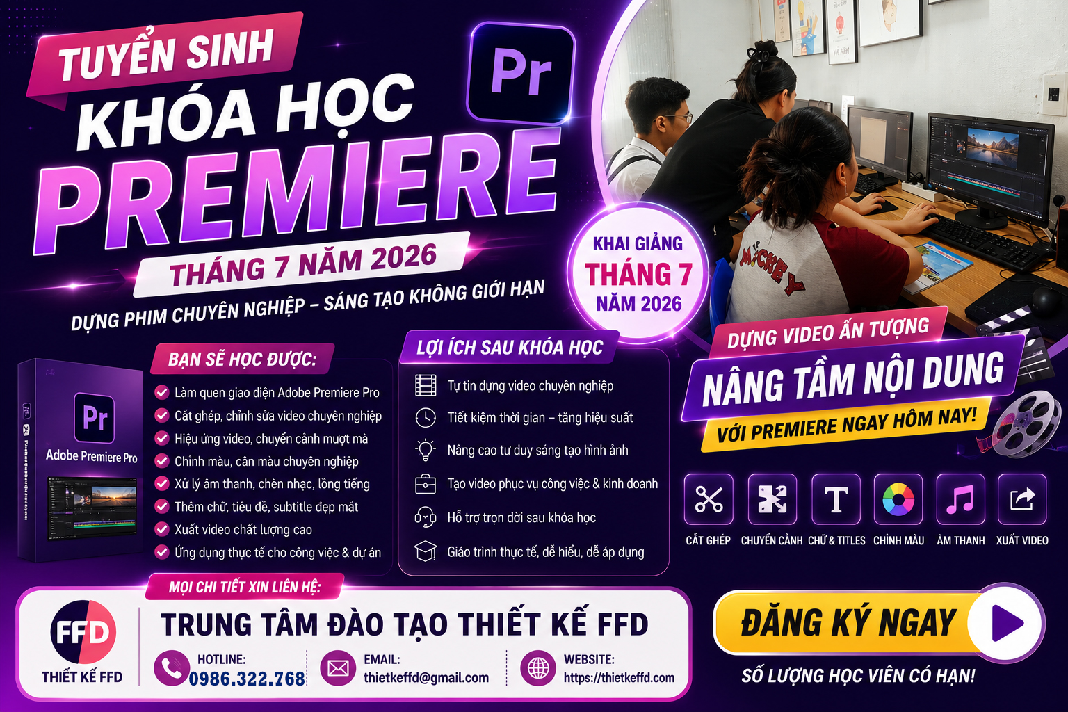 Khóa học làm phim premiere