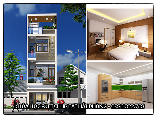 Khóa học dựng phối cảnh tại Hải Phòng