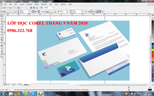 Tuyển sinh lớp học corel tháng 9