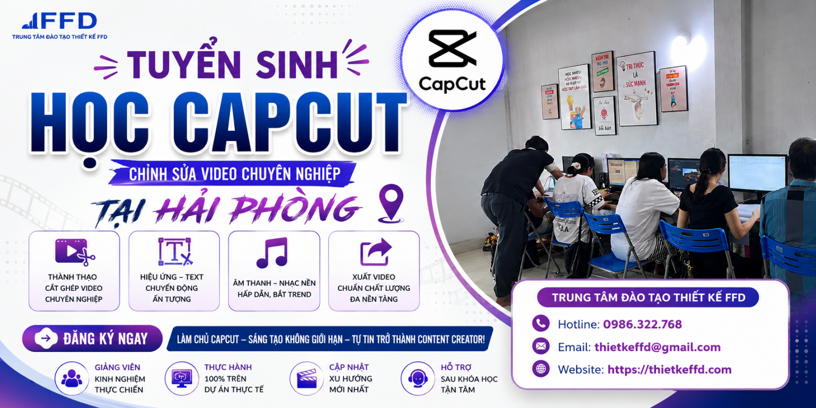 Học capcut tại Hải Phòng