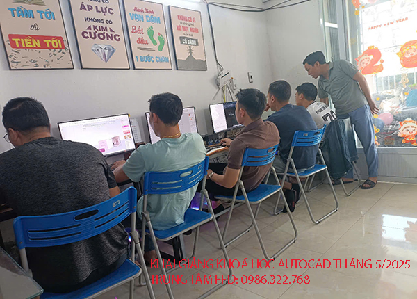 Khai Giảng Khoá Học Autocad Tháng 5 năm 2025