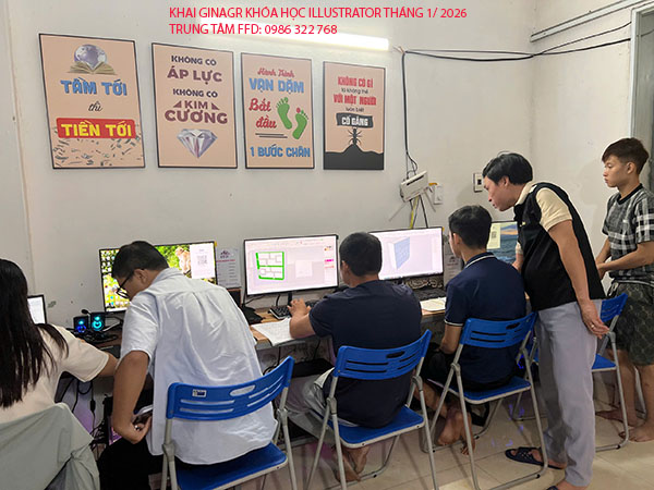 Khai Giảng Khóa Học Illustrator Tháng 1 Năm 2026.