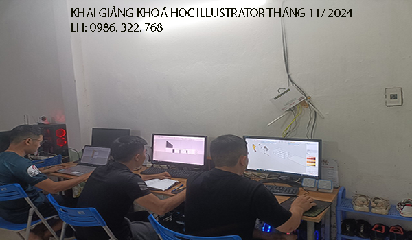 Khai giảng khoá học Illustrator tháng 11/2024. 