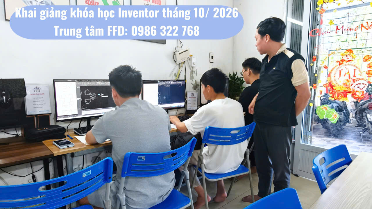 Khai giảng khóa học Inventor tháng 10 năm 2026