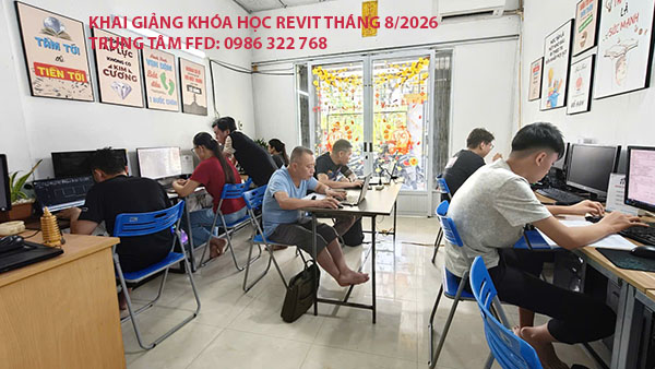 Khai giảng khóa học Revit tháng 8 năm 2026