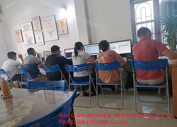 Khai Giảng Khoá Học Sketchup Tháng 5 năm 2025