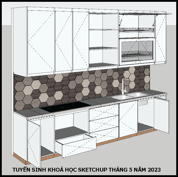 Khai giảng  khoá học Sketchup tháng 5 năm 2023