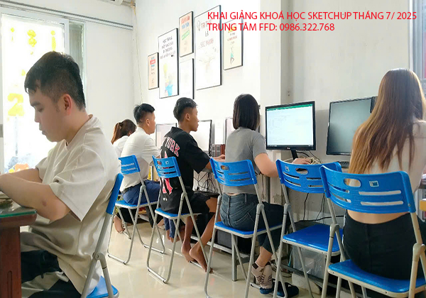 Khai giảng khoá học Sketchup tháng 7 năm 2025