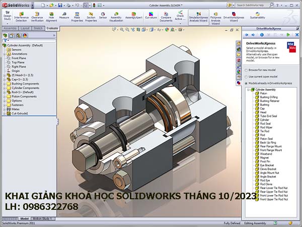 Khai giảng khóa học Solidworks tháng 10 năm 2023