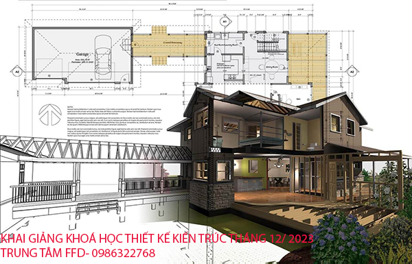 Khai giảng khóa học thiết kế kiến trúc tháng 12 năm 2023. 