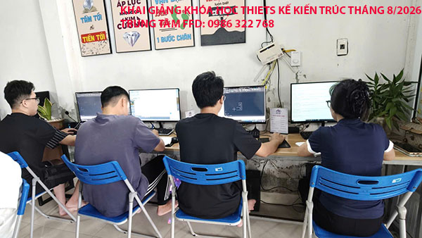 Khai giảng khóa học Thiết kế kiến trúc tháng 8 năm 2026