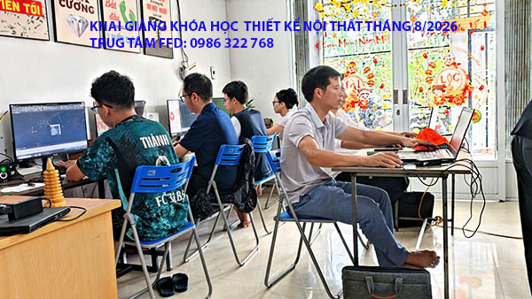 Khai giảng khóa học Thiết kế Nội thất tháng 8 năm 2026. 