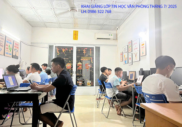 Khai giảng khoá học Tin học văn phòng tháng 7/2025
