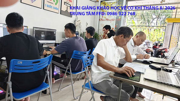 Khai giảng khóa học Vẽ cơ khí tháng 8 năm 2026