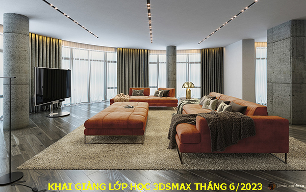 Khai giảng khóa học 3dsmax tháng 6 năm 2023. 