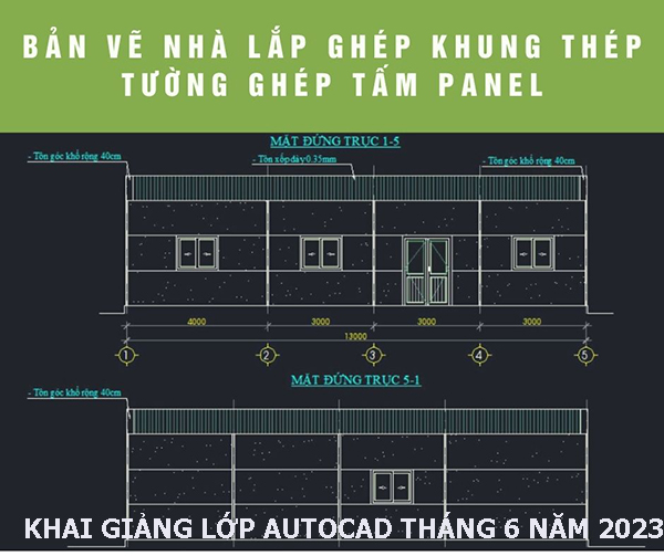 Khai giảng khóa học autocad tháng 6 năm 2023