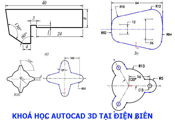 Khoá học Autocad 3D tại Điện Biên