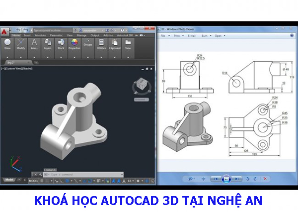 Khóa học AutoCAD 3D tại Nghệ An